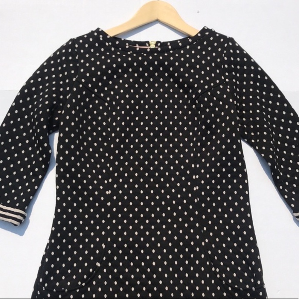 Boden Dotty Day Polka Dot Quilted Dress - Picture 5 of 11